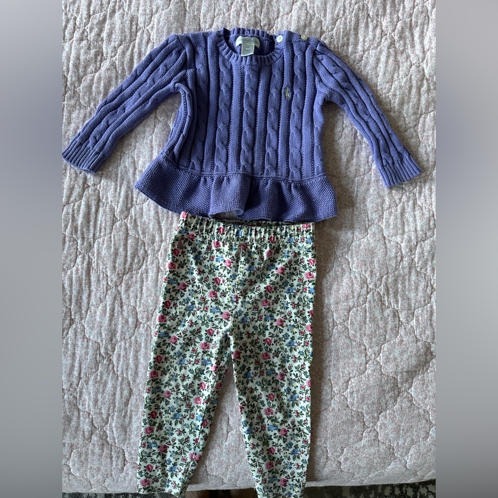 Polo Ralph Lauren outfit, bought separately but am selling as a set